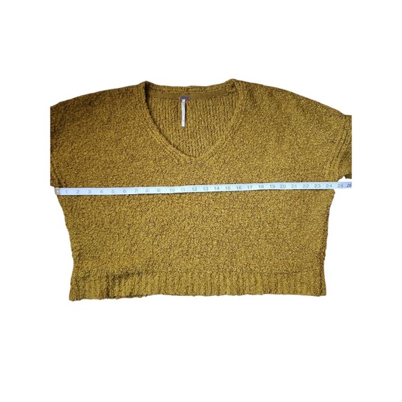 Free People Finders Keepers Cozy Boucle Sweater Womens XS Moss Green Goblincore - Picture 6 of 10